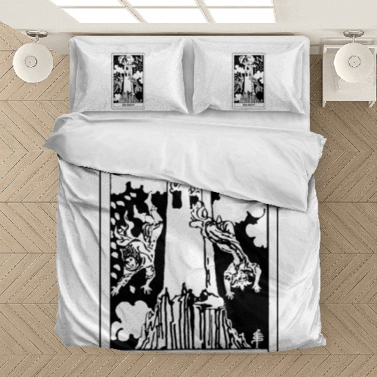 Oh Shit! - The Tower Tarot Card Bedding Sets