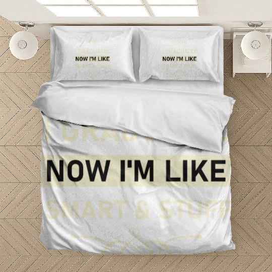 Funny College High School Graduation Gift Senior Bedding Sets