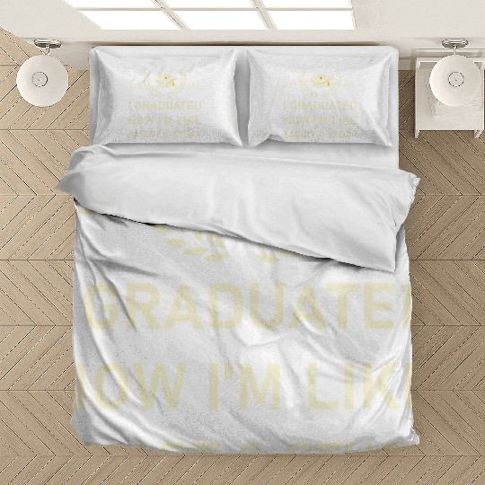 Funny College High School Graduation Gift Senior Bedding Sets