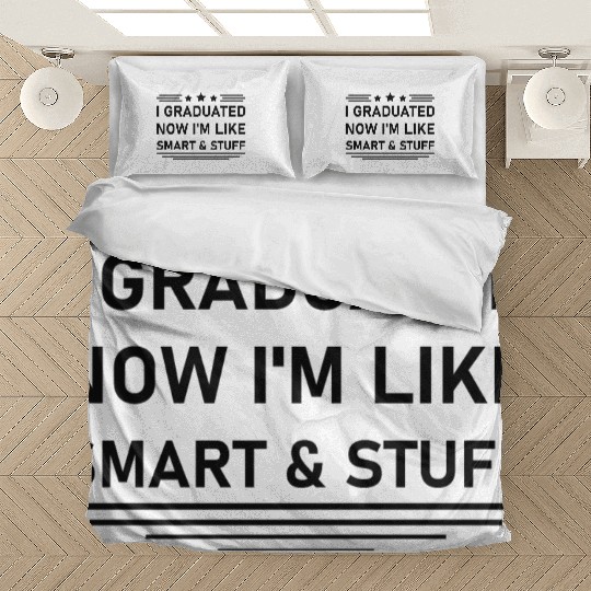 Funny College High School Graduation Gift Senior Bedding Sets
