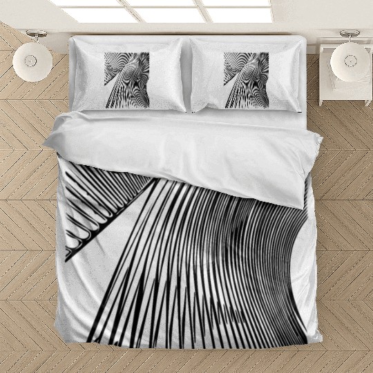 Abstract Curved Curves Lines Bedding Sets