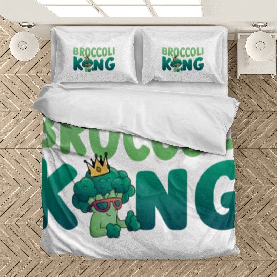Broccoli King Vegetarian Vegetable Veggies Vegan Bedding Sets
