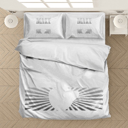 Coffee Addict Gift Make Coffee Not War Coffee Bedding Sets