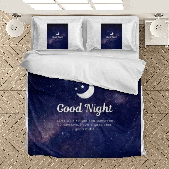 Good night with sweet dreams Bedding Sets