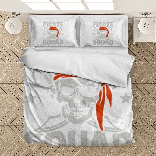 Pirate Squad Caribbean Ocean Nautical Eye Patch Bedding Sets