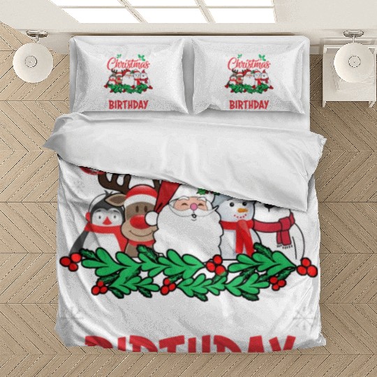 Merry Christmas And Yes Its My Birthday Bedding Sets