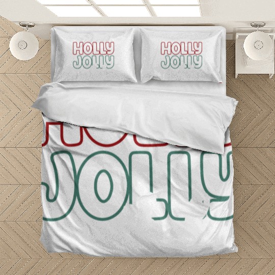 Holly jolly babe Bedding Sets