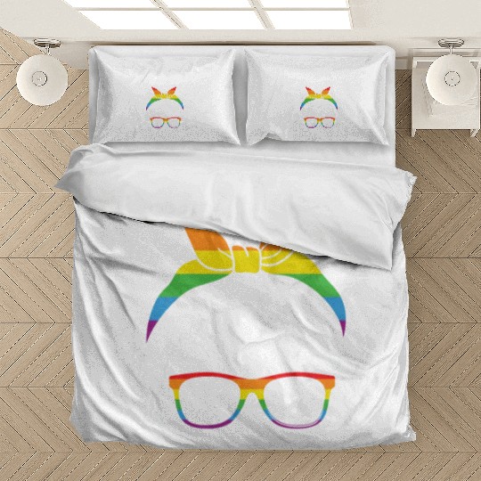 LBGT Flag Gay Pride Human Vintage Rainbow Bedding Sets