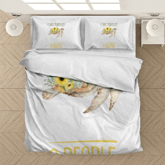 Sea Turtle Lover Ocean Animal Funny Gift Turtle Bedding Sets
