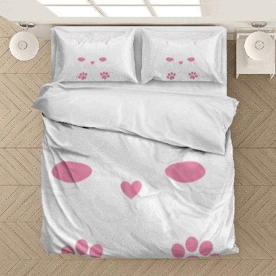 Adorable cat face Bedding Sets