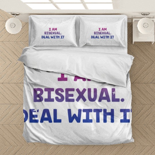 I Am Bisexual Sarcastic Bi Sayings Bi Pride Bedding Sets