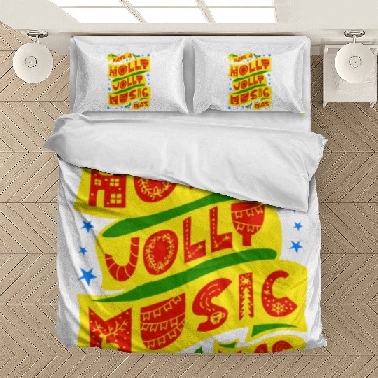 Have A Holly Jolly Musicmas Bedding Sets