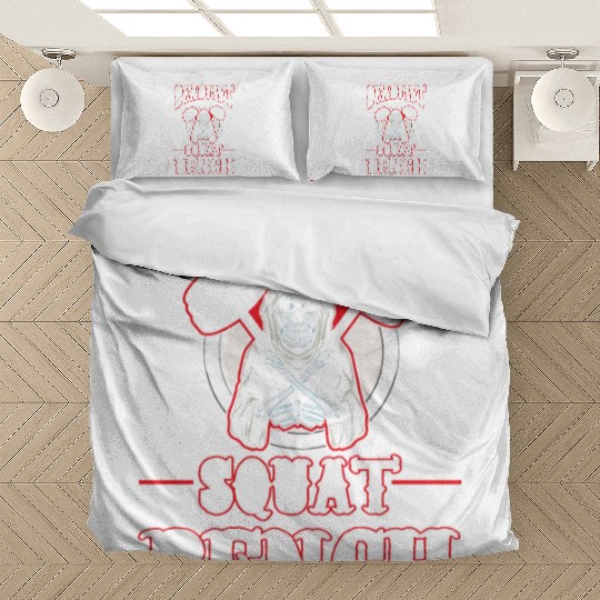 Gym Workout Squat Bench Deadlift Grim Reaper Bedding Sets