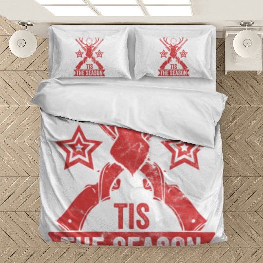 Tis The Season Retro Dear Hunting Bedding Sets