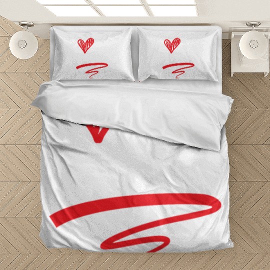 I Love My Girlfriend Valentines Day Cupid Love Bedding Sets