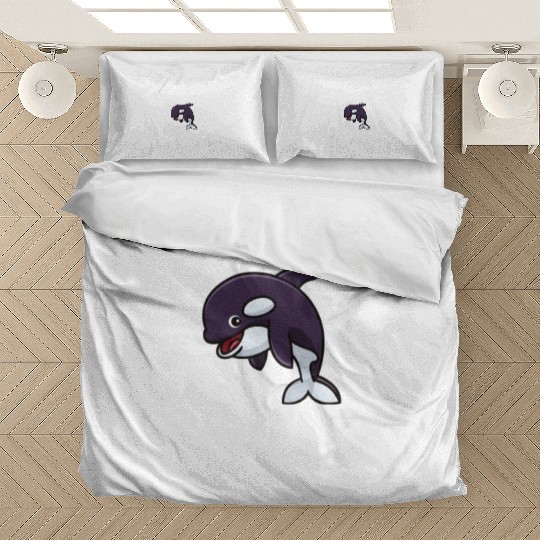 Killerwhale Predator Animal Gift Heartbeat Orca Bedding Sets