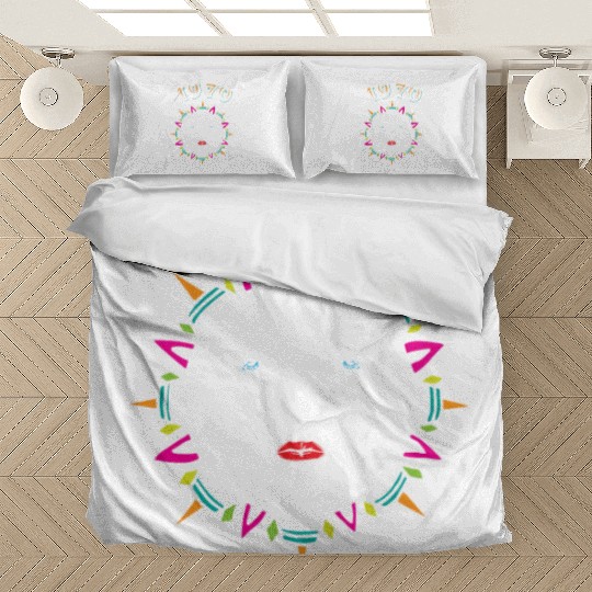 1970 Sun Face Bedding Sets