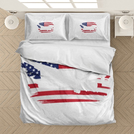 Aircraft Mechanic Us Flag Bedding Sets