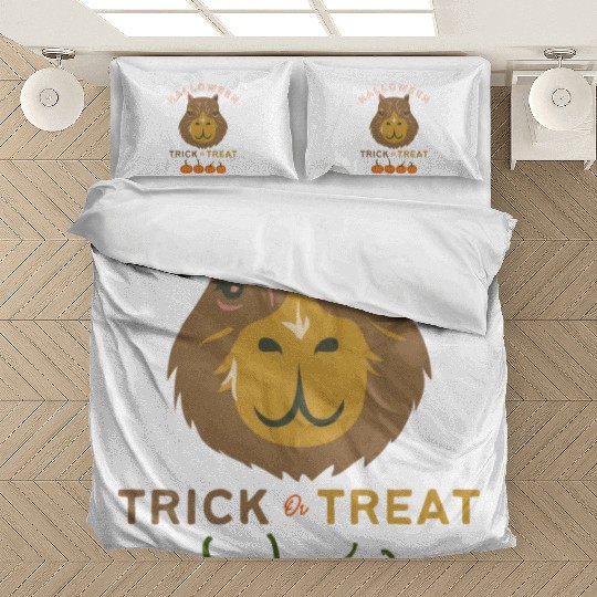 Capybara with a pumpkin Bedding Sets