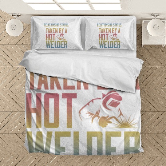 Welder Welding Girlfriend Bedding Sets