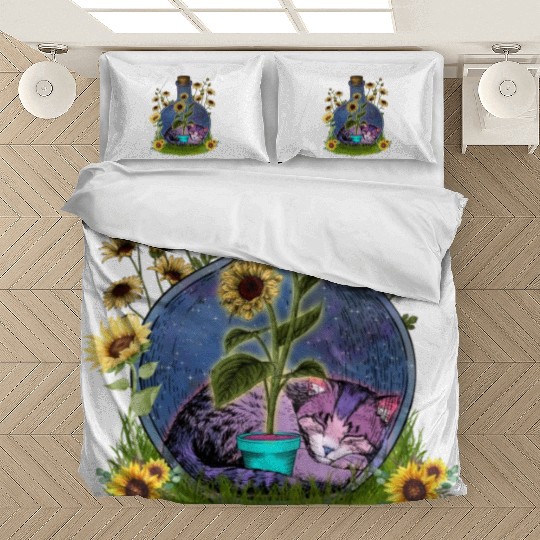 Cat Nap In A Jar Bedding Sets