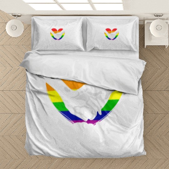 Engayged Rainbow Pride Month LGBTQ Gay Pride Bedding Sets