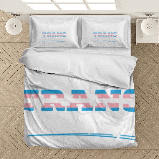I Am Trans Get Over It LGBTQ Pride Transgender Bedding Sets