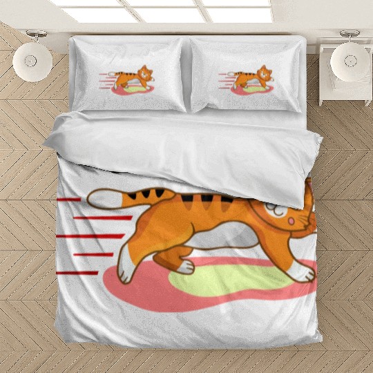 Fat cat Running Bedding Sets