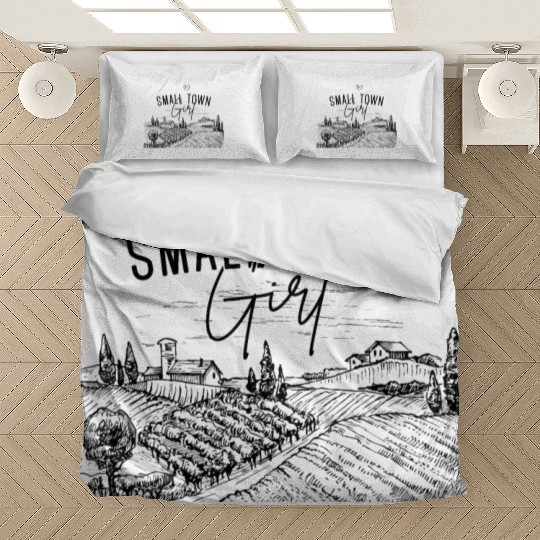 Small Town Girl with Landscape Bedding Sets