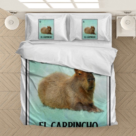 El Carpincho Mexican Capybara Cards Funny Rodent Bedding Sets