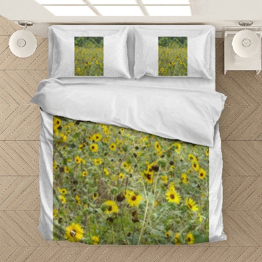 My Photography - Swamp Sunflowers in Texas Bedding Sets