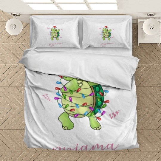 Winter Christmas Pyjama Turtle Bedding Sets