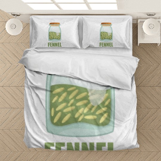 Fennel Spice Flavor Food Cooking Bedding Sets