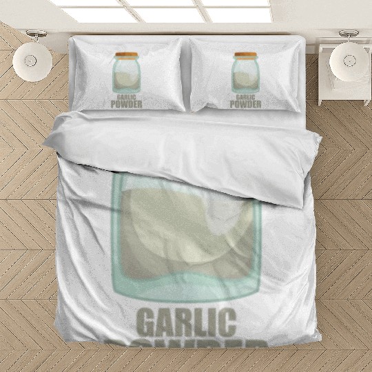 Garlic Powder Spice Flavor Food Cooking Bedding Sets