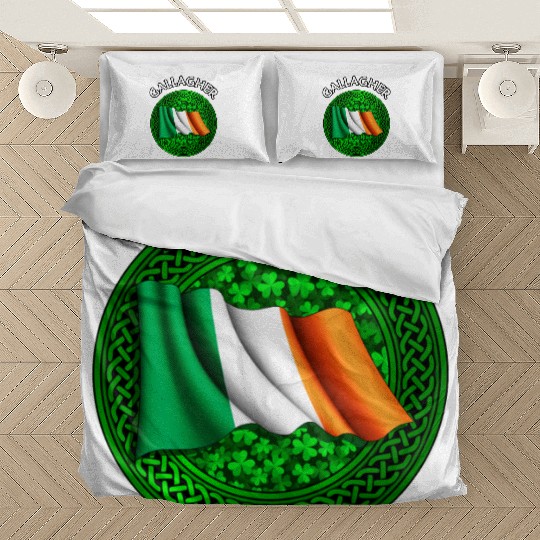 Gallagher Shamrock & Irish Flag Bedding Sets
