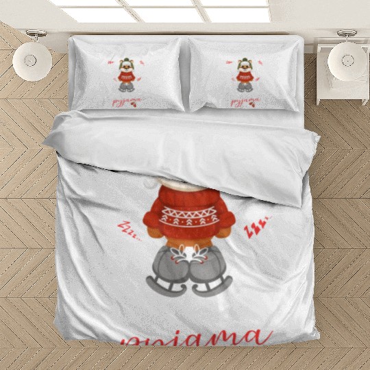 Winter Christmas Pyjama Tiger Bedding Sets