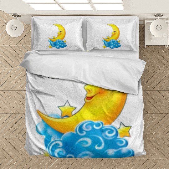 dessin de croissant de lune Bedding Sets