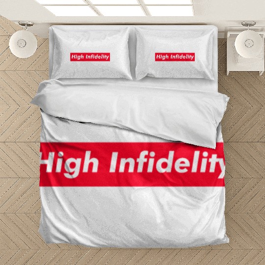 High Infidelity red boxx Text Gift Music Fan Lover Bedding Sets