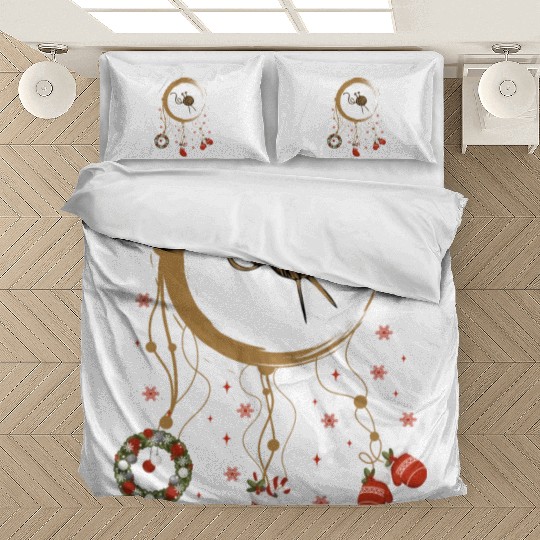 Winter dreamcatcher Christmas Crochet Bedding Sets