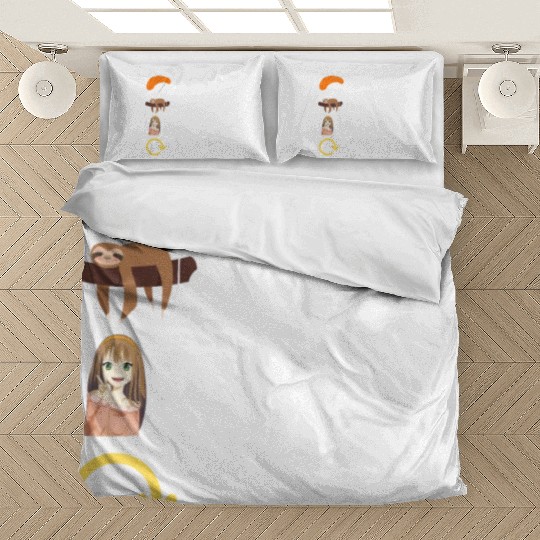 Eat Sleep Anime Repeat Bedding Sets, Anime Manga