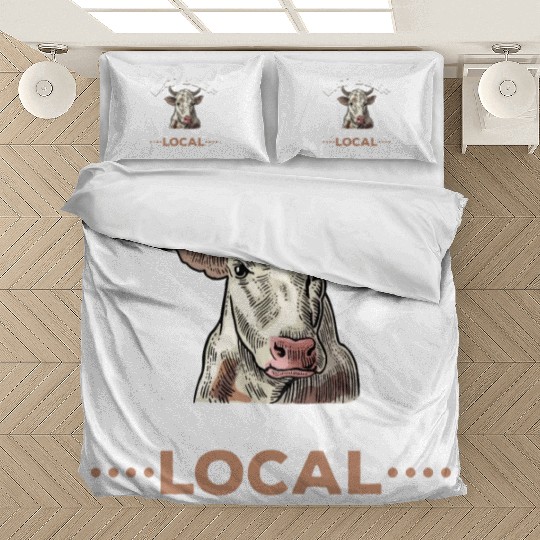 Cattle Farming Cow Agriculture Beef Lover Bedding Sets