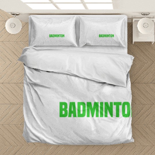 Funny Eat Sleep Badminton Repeat For Badminton Pla Bedding Sets