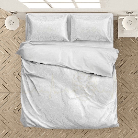 Wrestling Mask. Heart. Love. EKG. Pulse. Beat. Bedding Sets