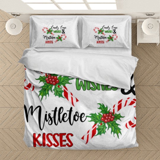 xmas candy cane Bedding Sets