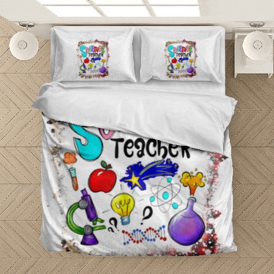 I Love Science Funny Science Teacher Lab Chemistry Bedding Sets