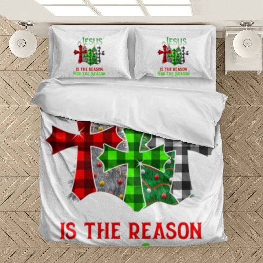 Jesus Is the Reason for the Season Holiday Christm Bedding Sets