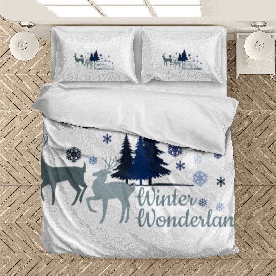 Let's meet in winter wonderland Bedding Sets