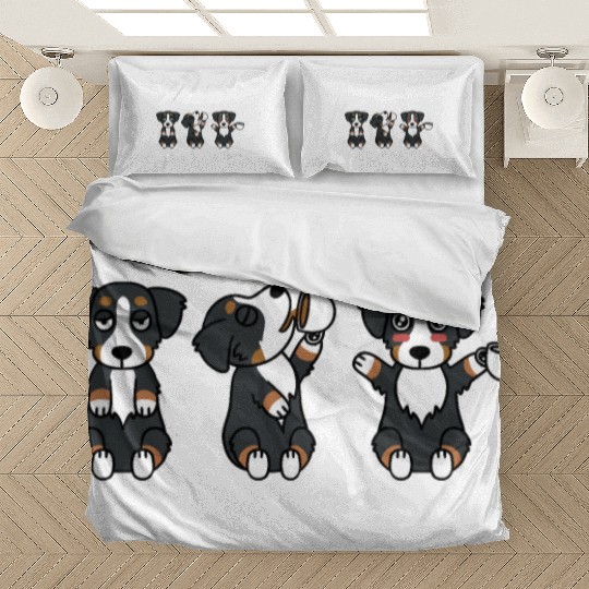 Bernese Mountain Dog Coffee Lover Bedding Sets