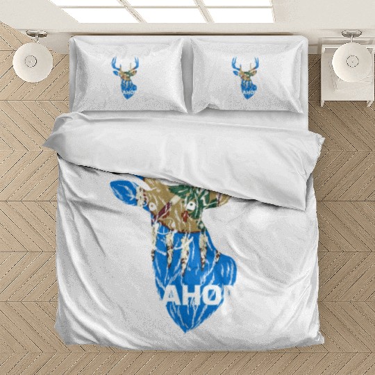 Oklahoma Deer Hunting Buck Stag Hunter Bedding Sets