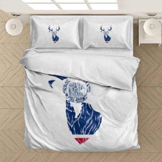 Wyoming Deer Hunting Buck Stag Hunter Bedding Sets